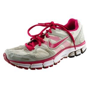 Nike Pegasus 28 Size 7.5 M Pink Lace Up Running Fabric‎ Shoes
